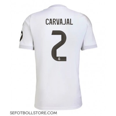 Real Madrid Daniel Carvajal #2 Replika Hemmatröja 2025-26 Kortärmad Real Madrid Daniel Carvajal #2 Replika Hemmatröja 2025-26 Kortärmad